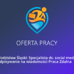 Oferta pracy w Wodzisław Śląski na stanowisko – Specjalista ds. Obsługi Klienta Odpisywanie na wiadomości Praca Zdalna